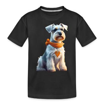 Schöner Hund - Kinder Premium Bio T-Shirt - Schwarz - Vorne