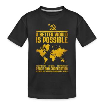 Eine bessere Welt 2 - Kinder Premium Bio T-Shirt - Schwarz - Vorne