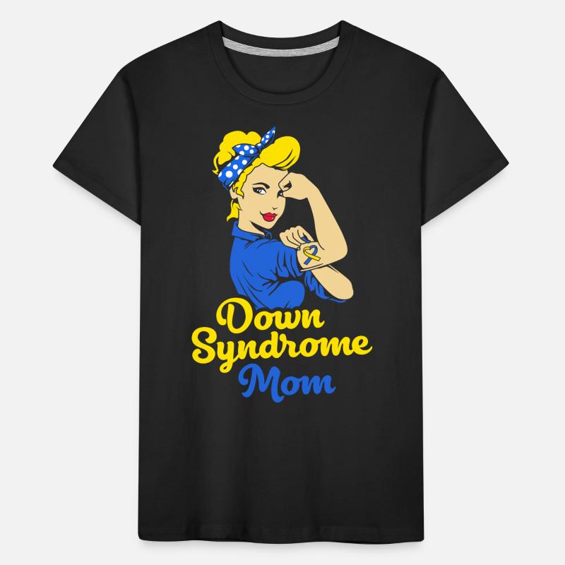 Down Syndrom T21 Chromosom Trisomie Mutter Mama Kinder Premium Bio T-Shirt