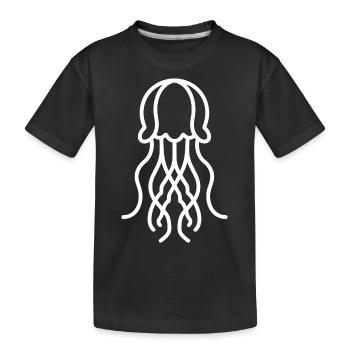 Méduse - T-shirt bio Premium Enfant - noir - Devant
