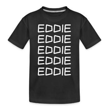 Geschenk für Eddie - Kinder Premium Bio T-Shirt - Schwarz - Vorne