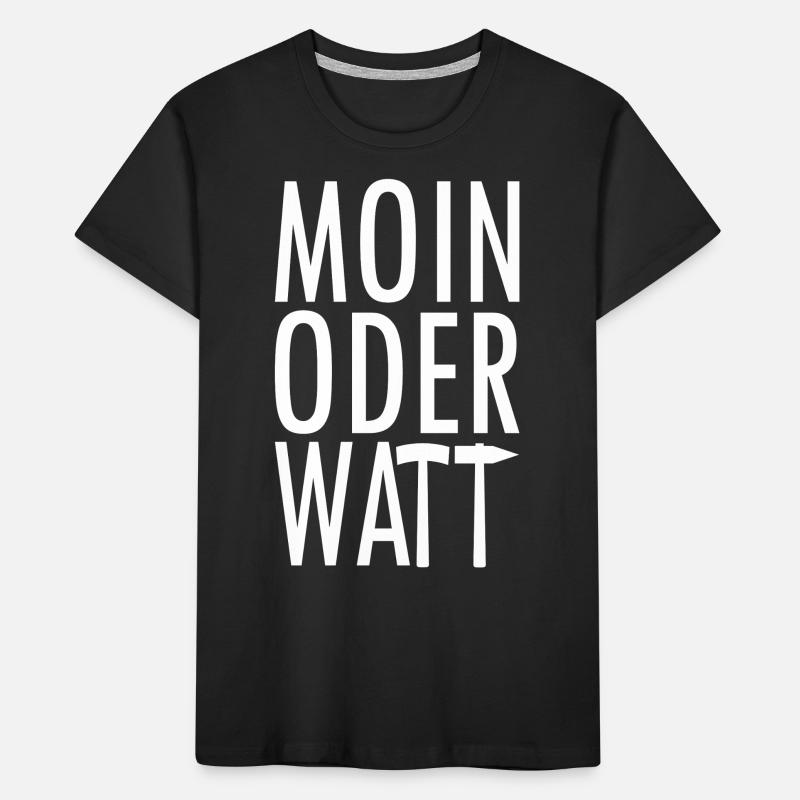 Moin oder Watt Ruhrpott Kinder Premium Bio T-Shirt