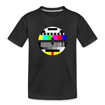 mire tv - T-shirt bio Premium Enfant - noir - Devant