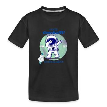 4. Klasse geschafft – Abflug in die Zukunft 2025 - Kinder Premium Bio T-Shirt - Schwarz - Vorne