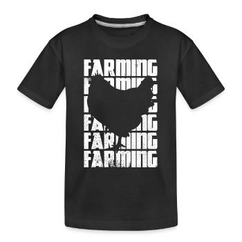 Agriculture - T-shirt bio Premium Enfant - noir - Devant