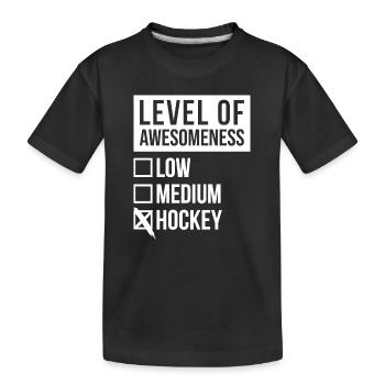 Hockey Hockey Hockey - T-shirt bio Premium Enfant - noir - Devant