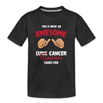Krebs - Kinder Premium Bio T-Shirt - Schwarz - Vorne
