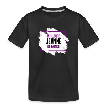 Jeanne - T-shirt bio Premium Enfant - noir - Devant