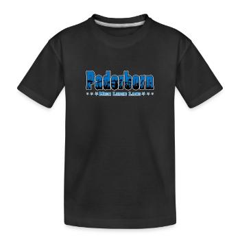 Paderborn Fussball Fans Mein Leben Lang - Kinder Premium Bio T-Shirt - Schwarz - Vorne