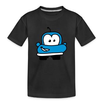 autos__funny_car_3c - T-shirt bio Premium Enfant - noir - Devant
