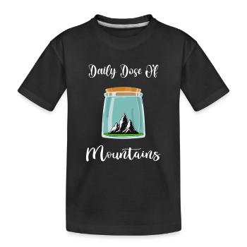 Randonnée en montagne Servus alpin Alpinisme Montagnes - T-shirt bio Premium Enfant - noir - Devant