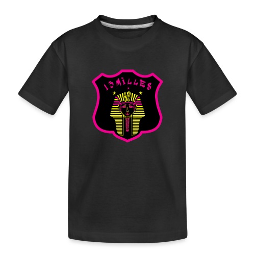 Pharaon Noir, Rose, Jaune hyper design - T-shirt bio Premium Enfant