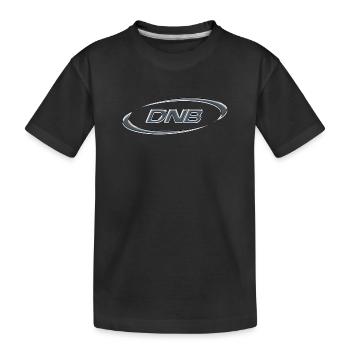 DNB Chrome - Kids' Premium Organic T-Shirt - black - Front