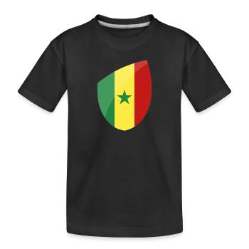 Sénégal - T-shirt bio Premium Enfant - noir - Devant