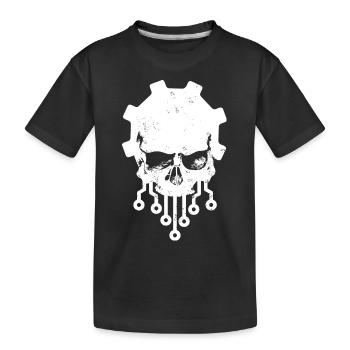 Informatik Computer - Kinder Premium Bio T-Shirt - Schwarz - Vorne