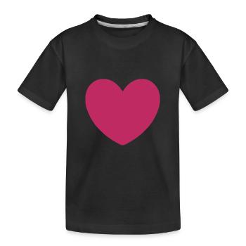 Valentine's Day, Valentine's Day, Valentine's Day - Kids' Premium Organic T-Shirt - black - Front