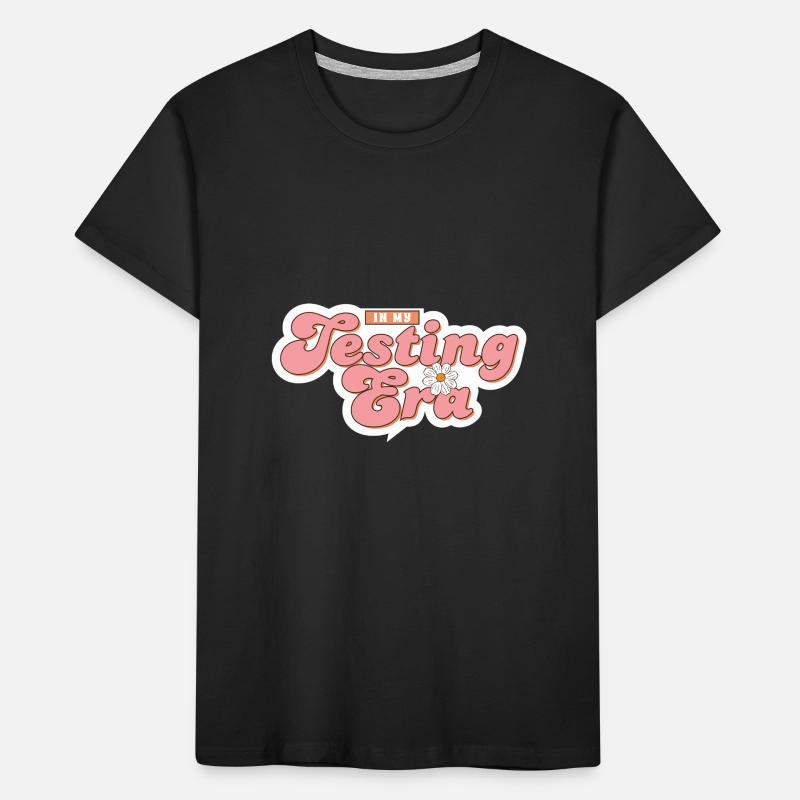 In My Testing Era Testing Day School Teaching Kids' Premium Organic T-Shirt