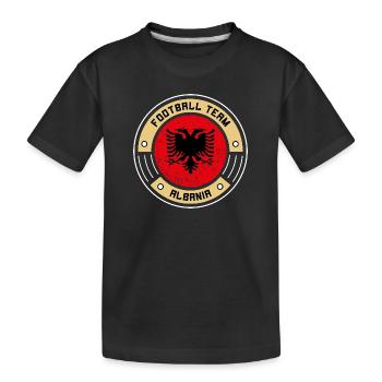 Albanie - T-shirt bio Premium Enfant - noir - Devant