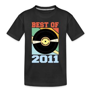 Best of 2011 - Kids' Premium Organic T-Shirt - black - Front