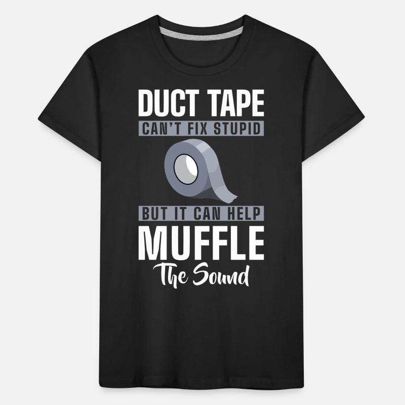 Idiots Work Evil Provocation Kids' Premium Organic T-Shirt