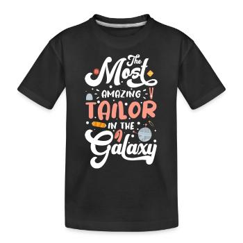Couturière Hobby Tricot Tailleur sur mesure - T-shirt bio Premium Enfant - noir - Devant