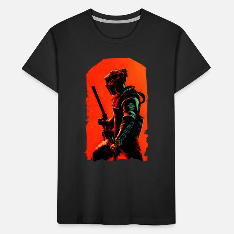 Samouraï Steampunk T-shirt bio Premium Enfant