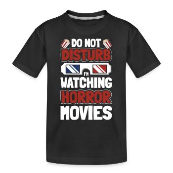 Kino Filmklappe Filmfestival Festival - Kinder Premium Bio T-Shirt - Schwarz - Vorne