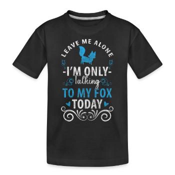 Animal Smart Hunter - Kids' Premium Organic T-Shirt - black - Front