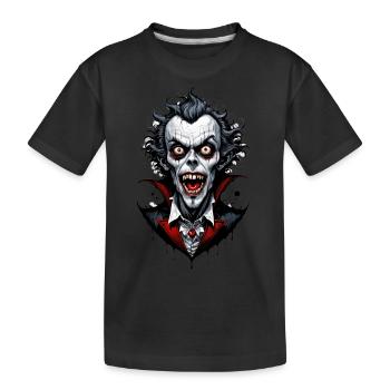 Ein lächelnder Vampir 2 - Kinder Premium Bio T-Shirt - Schwarz - Vorne