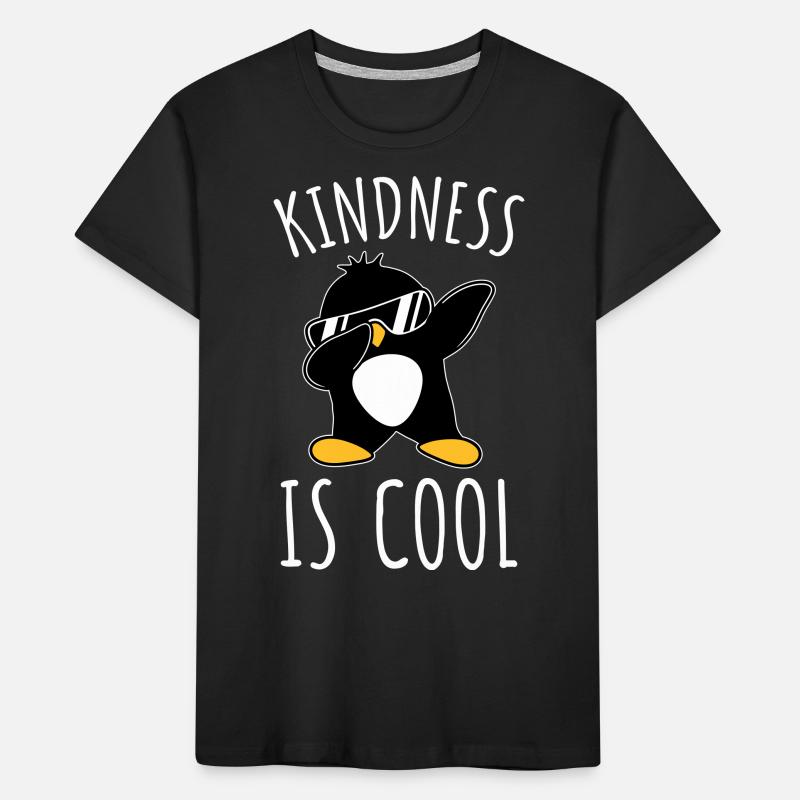 La gentillesse est cool dabbing dab danse geste pingouin T-shirt bio Premium Enfant
