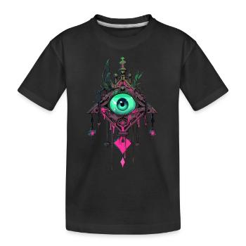 Traumfänger #4 - Kinder Premium Bio T-Shirt - Schwarz - Vorne