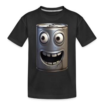 Étain - T-shirt bio Premium Enfant - noir - Devant