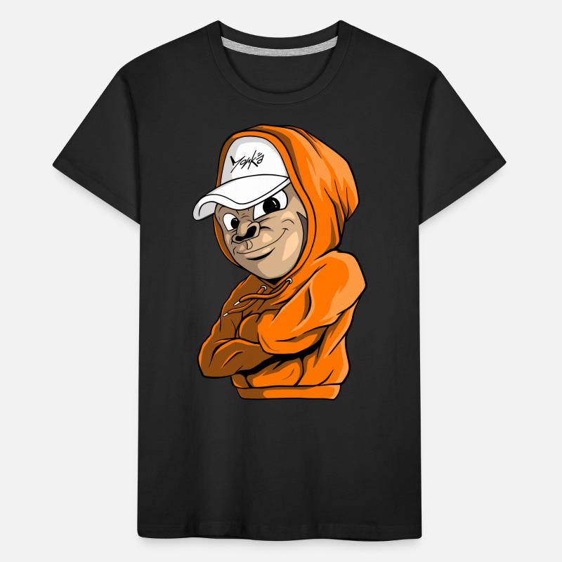 monkä Cool Boy Monkey Kids' Premium Organic T-Shirt