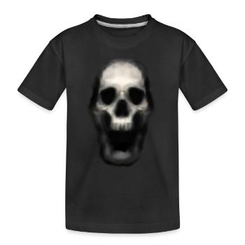 Crâne 8 - T-shirt bio Premium Enfant - noir - Devant