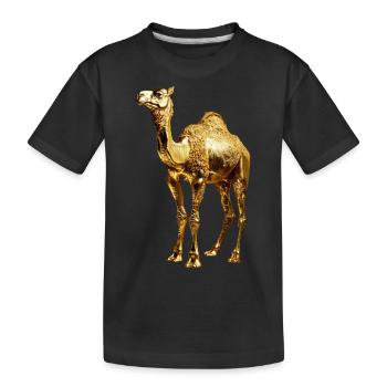 Chameau - T-shirt bio Premium Enfant - noir - Devant