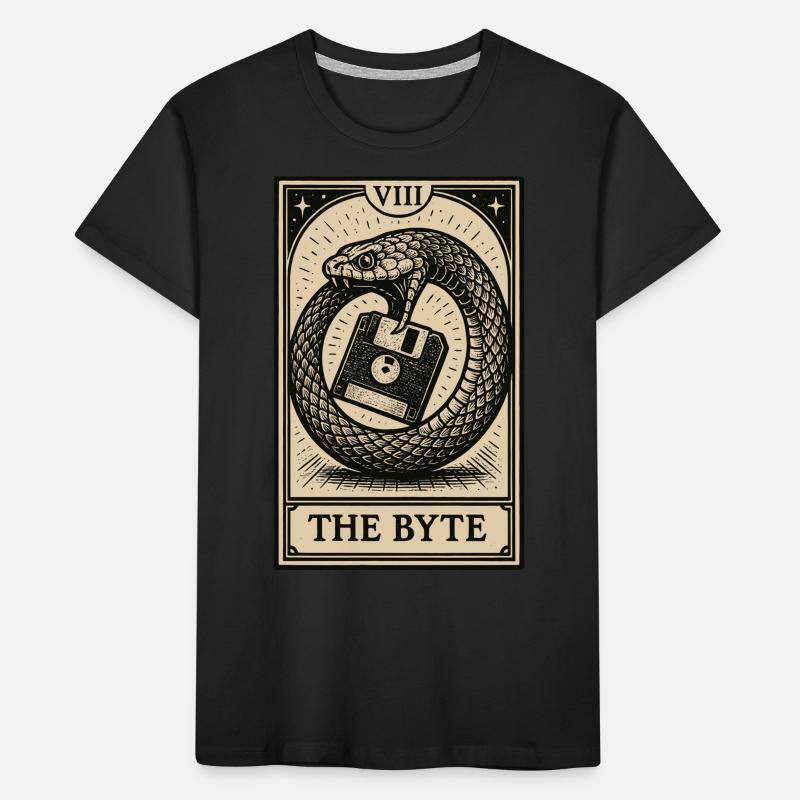Data Hoarding Tarot – The Byte Kids' Premium Organic T-Shirt