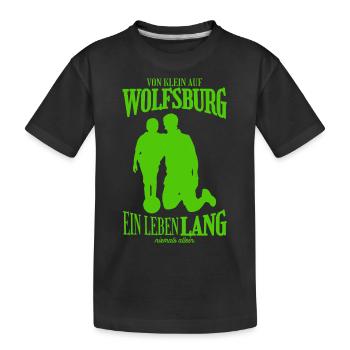 Cadeau pour les fans de football de Hambourg - T-shirt bio Premium Enfant - noir - Devant