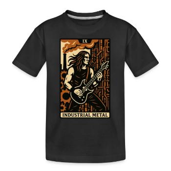 Métal industriel (Carte IX) - T-shirt bio Premium Enfant - noir - Devant
