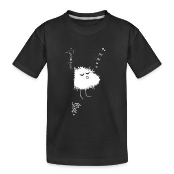 Woolly Beastie fully fed © Chyropterum Innoxius - Kids' Premium Organic T-Shirt - black - Front
