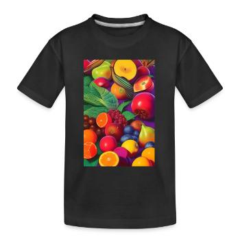 Fruit - T-shirt bio Premium Enfant - noir - Devant