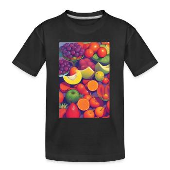 Fruit - T-shirt bio Premium Enfant - noir - Devant
