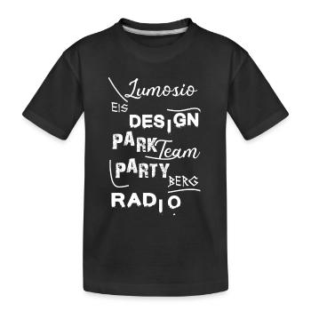Die Antwort auf Alles - Kinder Premium Bio T-Shirt - Schwarz - Vorne