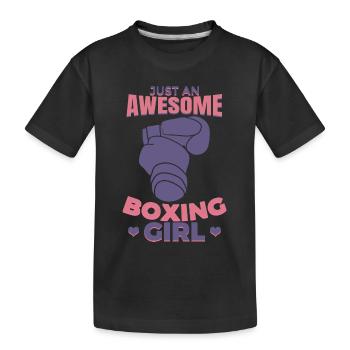 Boxeur - T-shirt bio Premium Enfant - noir - Devant