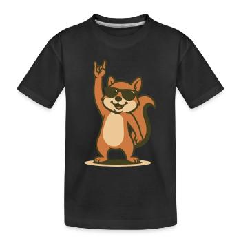 Rock'n'Roll Nutcracker - Kids' Premium Organic T-Shirt - black - Front