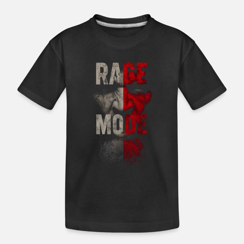 Rage Mode - Kinder Premium Bio T-Shirt - Schwarz