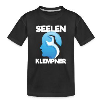 rétrécir - T-shirt bio Premium Enfant - noir - Devant
