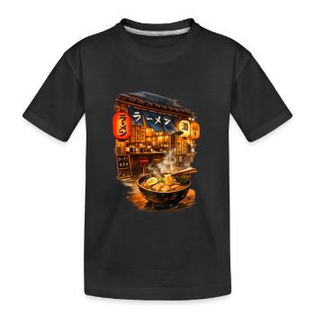 Ramen is Life - Kinder Premium Bio T-Shirt - Schwarz - Vorne