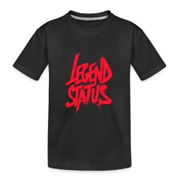 Statut de légende Graffiti - T-shirt bio Premium Enfant - noir - Devant