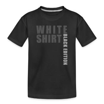 Chemise Blanche Édition Noire - T-shirt bio Premium Enfant - noir - Devant