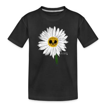 Pâquerette - T-shirt bio Premium Enfant - noir - Devant